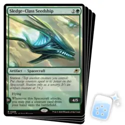 PRESALE SLEDGE-CLASS SEEDSHIP X4 Edge Of Eternities EOE Magic MTG MINT CARD - Image 1