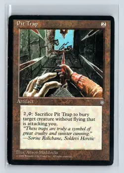 PIT TRAP - MTG Magic the Gathering Card - Ice Age - Uncommon - Image 1