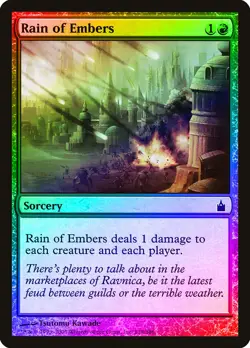 Rain of Embers FOIL Ravnica: City of Guilds NM Red Common MAGIC CARD ABUGames - Image 1