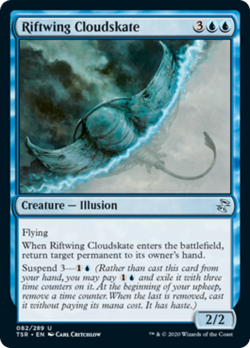 Riftwing Cloudskate FOIL Time Spiral Remastered PLD Blue Uncommon CARD ABUGames - Image 1