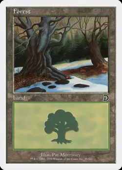 Forest (49) Deckmasters PLD Basic Land MAGIC THE GATHERING MTG CARD ABUGames - Image 1