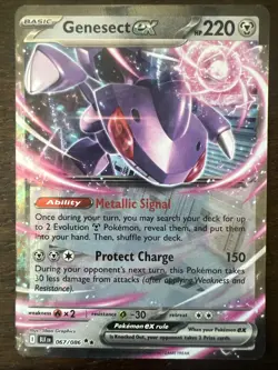 Genesect EX Black Bolt Holo Card 067/086 Near Mint English Edition NEW - Image 1