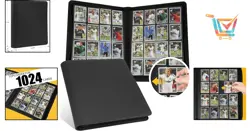 PU Card Binder Black 16 Pocket Waterproof Holder Album for Trading Card Storage - Image 2