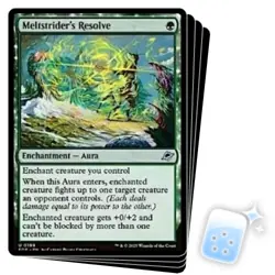 PRESALE MELTSTRIDER'S RESOLVE X4 Edge Of Eternities EOE Magic MTG MINT CARD - Image 1