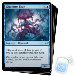 PRESALE GIGASTORM TITAN X4 Edge Of Eternities EOE Magic MTG MINT CARD - Image 1