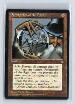 PENTAGRAM OF THE AGES - MTG Magic the Gathering Card - Ice Age - Rare - Image 1