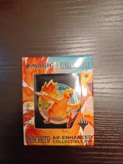 MTG Pinfinity Final Fantasy Exclusive AR Enhanced Pin Badge Chocobo Racing Promo - Image 1