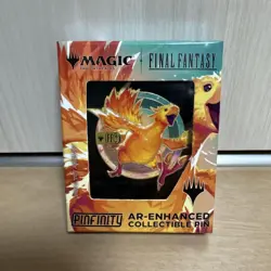 MTG Pinfinity Final Fantasy Exclusive Ar Enhanced Pin Badge Chocobo Racing Promo - Image 1