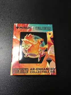 MTG Pinfinity Final Fantasy Exclusive Ar Enhanced Pin Badge Chocobo Racing Promo - Image 1