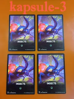 4x Insects (041) | TOKEN Theme Card | Jumpstart 2022 | MTG Magic Cards - Image 1