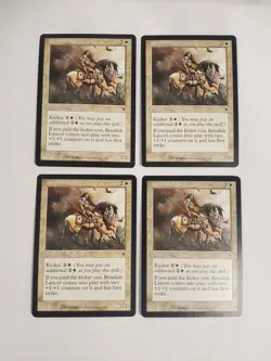 MTG Playset 4x Benalish Lancer (Invasion/White/C) - BGM - Image 1