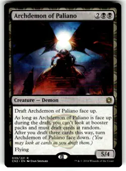 Archdemon of Paliano Conspiracy: Take the Crown Regular MTG - Image 1