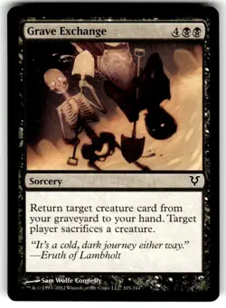 Grave Exchange - Avacyn Restored - Magic the Gathering MTG Nice! - Image 1