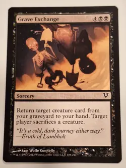 Grave Exchange - Avacyn Restored - Magic the Gathering MTG Nice! - Image 1