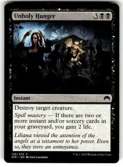 Unholy Hunger Magic Origins Regular MTG - Image 1