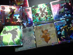 Pokemon Wafer Promo Holo Sticker x9 Charizard Gardevoir Moltres etc #4673 - Image 3
