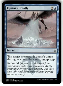 Ojutai's Breath Dragons of Tarkir Regular MTG - Image 1
