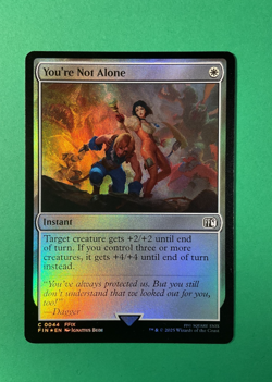 You're Not Alone - Foil - #0044 MTG Final Fantasy Magic The Gathering - Image 1