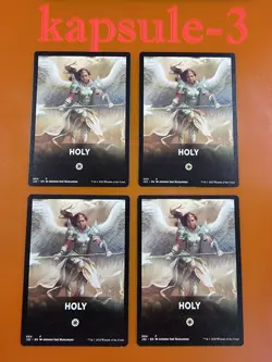 4x Holy (004) | TOKEN Theme Card | Jumpstart 2022 | MTG Magic Cards - Image 1