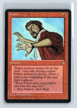 PANIC - MTG Magic the Gathering Card - Ice Age - Common - Image 1