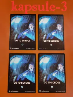 4x Go To School (012) | TOKEN Theme Card | Jumpstart 2022 | MTG Magic Cards - Image 1