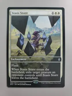 MTG Stasis Snare Battle For Zendikar Game Day Promo Uncommon - Image 1