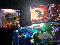 Pokemon Wafer Promo Holo Sticker x9 Charizard Garchomp Lucario etc #5004 - Image 2