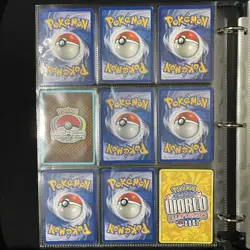 Pokemon Collection Vintage WoTC & More - Lot 100x Holos Binder Pages Cards - Image 2