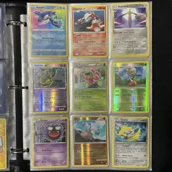 Pokemon Collection Vintage WoTC & More - Lot 100x Holos Binder Pages Cards - Image 3