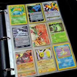Pokemon Collection Vintage WoTC & More - Lot 100x Holos Binder Pages Cards - Image 1