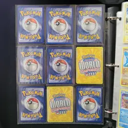 Pokemon Collection Vintage WoTC & More - Lot 100x Holos Binder Pages Cards - Image 3