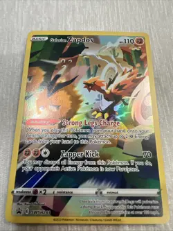 Galarian Zapdos SWSH283 Black Star Promo Full Art Pokemon Sword & Shield - Image 1