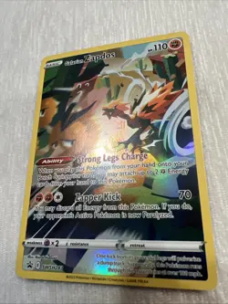 Galarian Zapdos SWSH283 Black Star Promo Full Art Pokemon Sword & Shield - Image 3