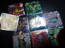 Pokemon Wafer Promo Holo Sticker x9 Charizard Pikachu Flygon etc #4357 - Image 3