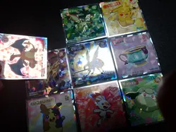 Pokemon Wafer Promo Holo Sticker x9 Charizard Pikachu Flygon etc #4357 - Image 2