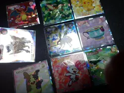 Pokemon Wafer Promo Holo Sticker x9 Charizard Pikachu Flygon etc #4357 - Image 4