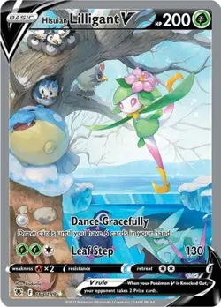 Hisuian Lilligant V (Alternate Full Art, #163 SWSH10: Astral Radiance NM Pokemon - Image 1
