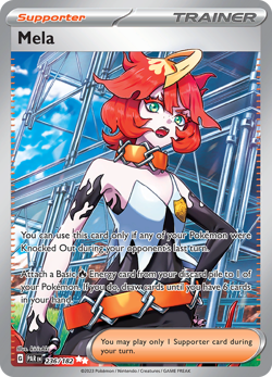 Mela (236/182) Scarlet & Violet: Paradox Rift​ - Near Mint Holofoil Pokemon TCG - Image 1