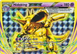 Pokemon - Nidoking BREAK - 46/108 - Rare BREAK - XY - Evolutions - NM - Image 1