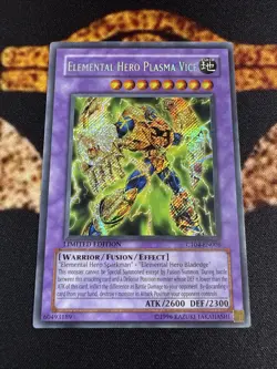 YUGIOH • ELEMENTAL HERO PLASMA VICE • SECRET RARE • CT04-EN006 • LIMITED • VLP - Image 2