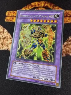 YUGIOH • ELEMENTAL HERO PLASMA VICE • SECRET RARE • CT04-EN006 • LIMITED • VLP - Image 3