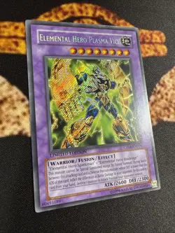 YUGIOH • ELEMENTAL HERO PLASMA VICE • SECRET RARE • CT04-EN006 • LIMITED • VLP - Image 4