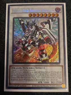 Yugioh Borreload Savage Dragon RA01-EN033 Secret Rare 1st Ed NM - Image 1