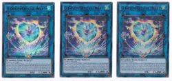 3X Yugioh G Golem Crystal Heart BLCR-EN042 Ultra Rare 1st Edition NM - Image 1