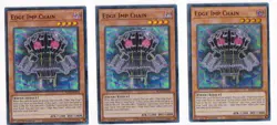 3X Yugioh Edge Imp Chain BLCR-EN078 Ultra Rare 1st Edition NM - Image 1
