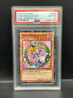 Yugioh PSA 10 GEM MT Dark Magician Girl DT06-EN064 Super Rare DUEL TERMINAL 4309 - Image 1
