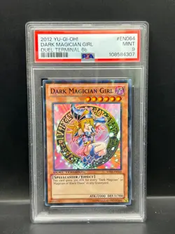 Yugioh PSA 9 MINT Dark Magician Girl DT06-EN064 Super Rare DUEL TERMINAL #4307 - Image 1