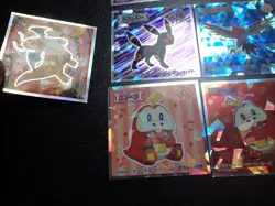 Pokemon Wafer Promo Holo Sticker x9 Gengar Dragonite Rayquaza Umbreon etc #5002 - Image 3