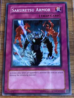 5DS1-EN037 Sakuretsu Armor Common Unlimited Yugioh Card TCG - Image 1