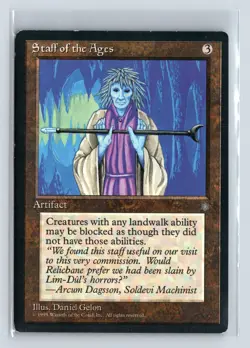 STAFF OF THE AGES - MTG Magic the Gathering Card - Ice Age - Rare - Image 1